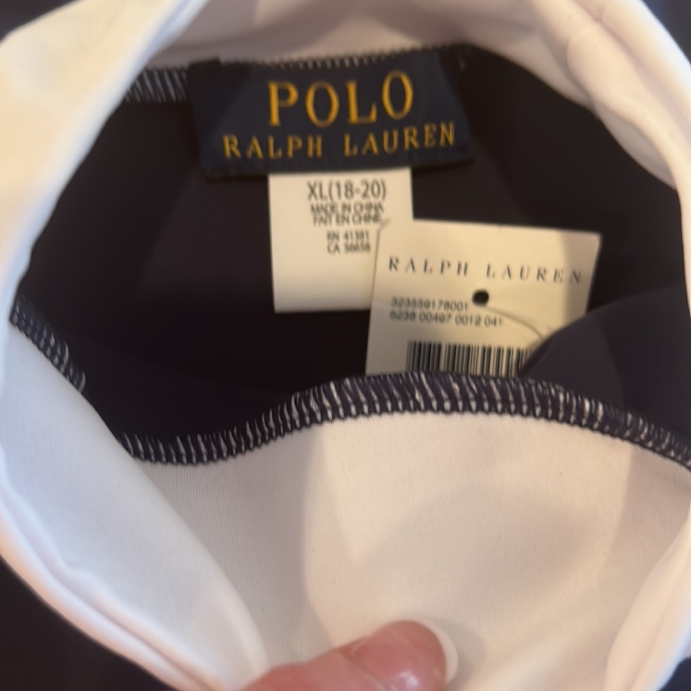 Polo by Ralph Lauren, long sleeve, rash guard for swimming and outdoor fun - Picture 3 of 4